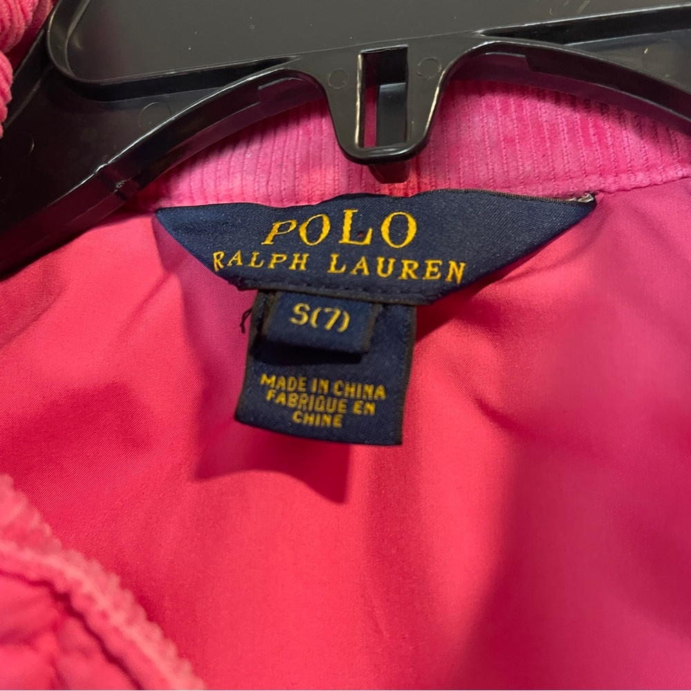 Polo Ralph Lauren Girl's Pink Quilted Style Jacket Casual - Picture 6 of 8